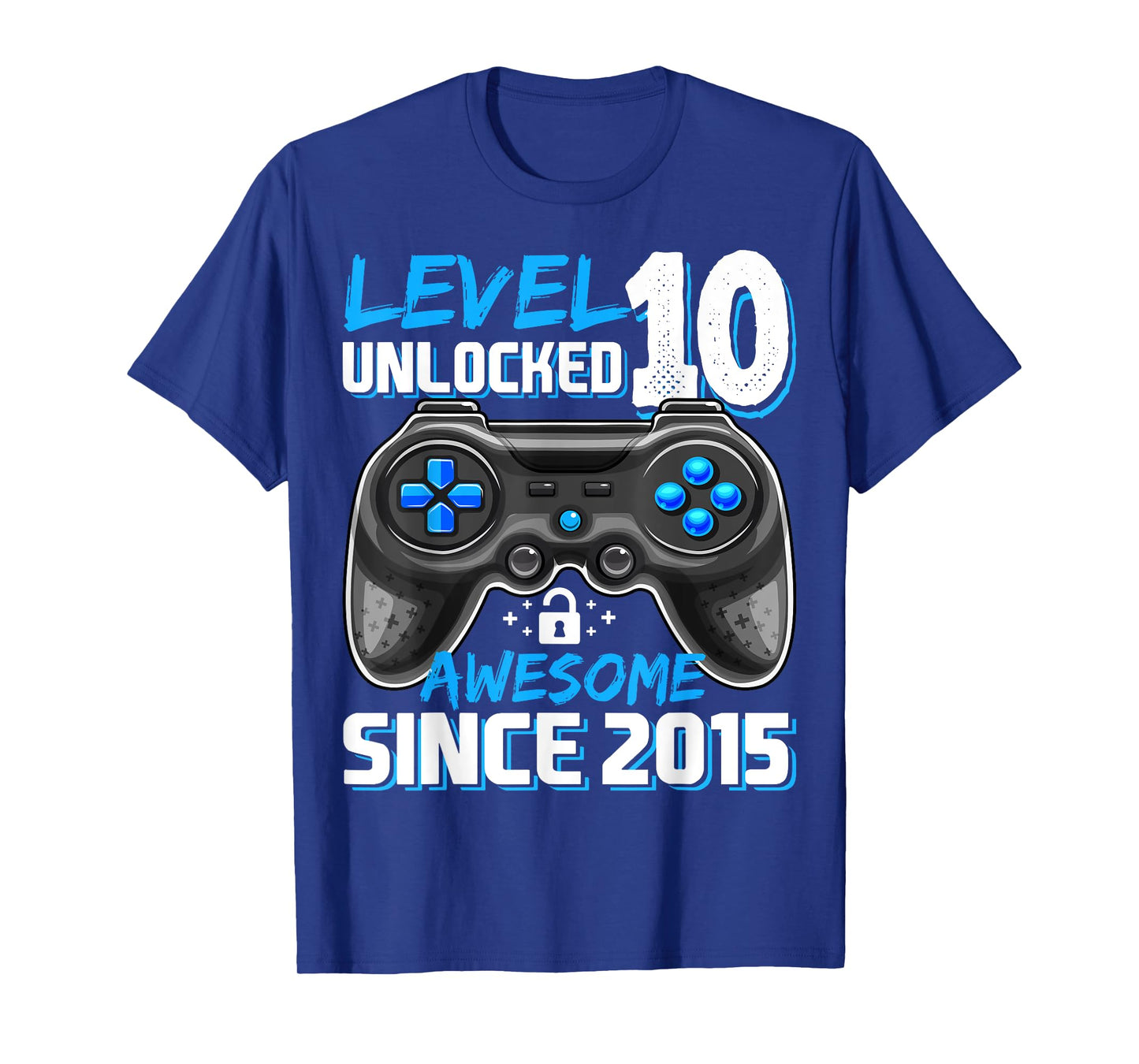10th Birthday Boy Level 10 Gamer 10 Year Video Game Party T-Shirt