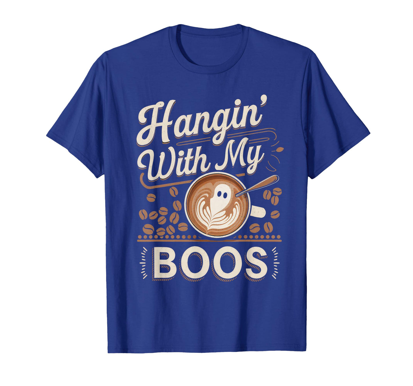 Hangin' with My Boos Tshirt Halloween Ghost Scary Witch Men T-Shirt