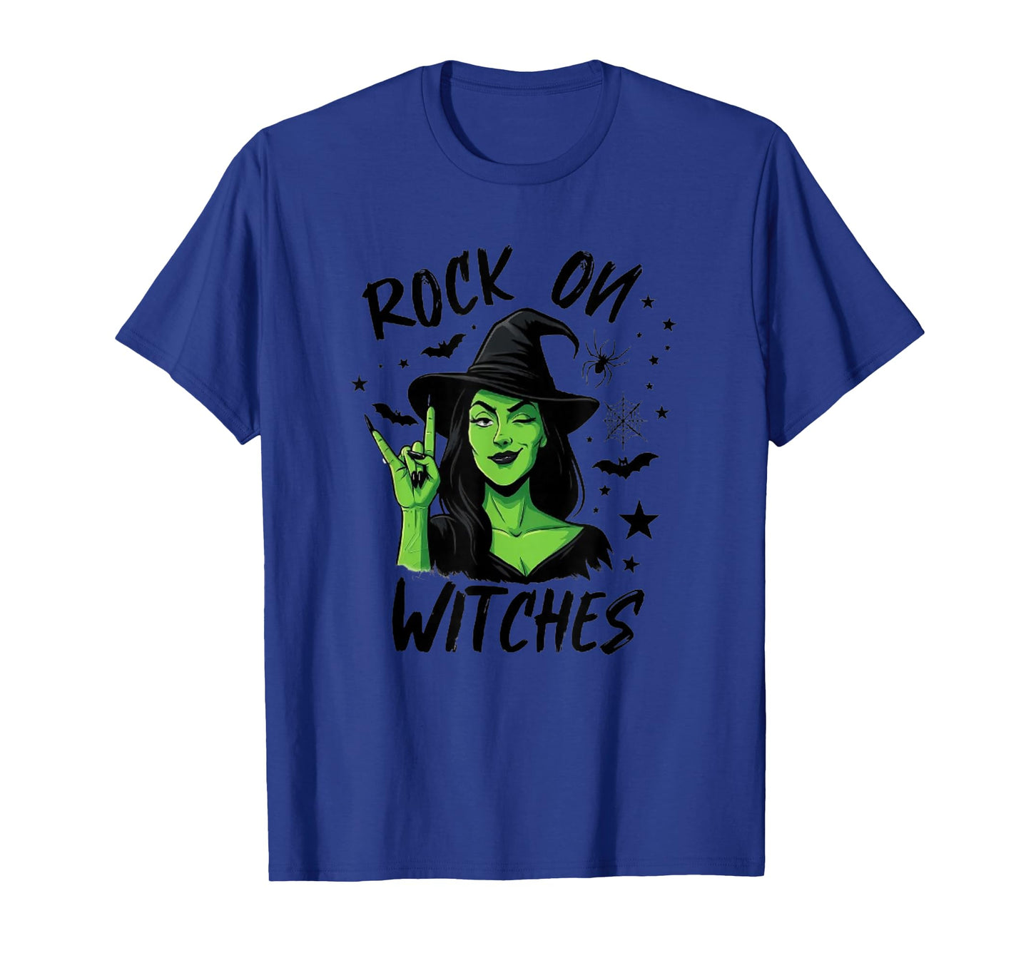 Rock on Witches, Funny Halloween Design T-Shirt