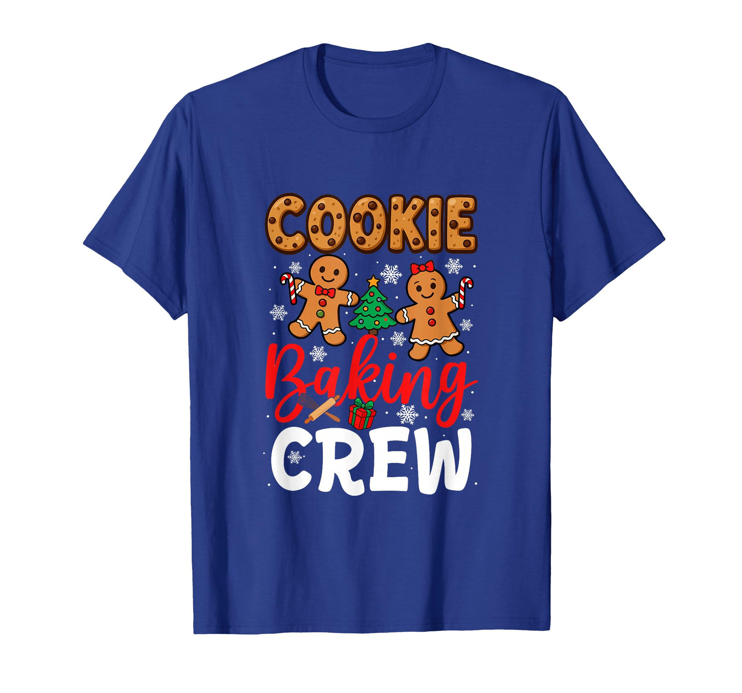 Cookie Baking Crew Christmas Couple Gingerbreads Baker T-Shirt