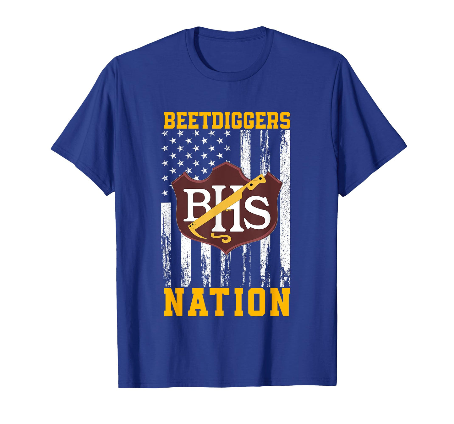 Brush Beetdiggers Logo Nation HS T-Shirt