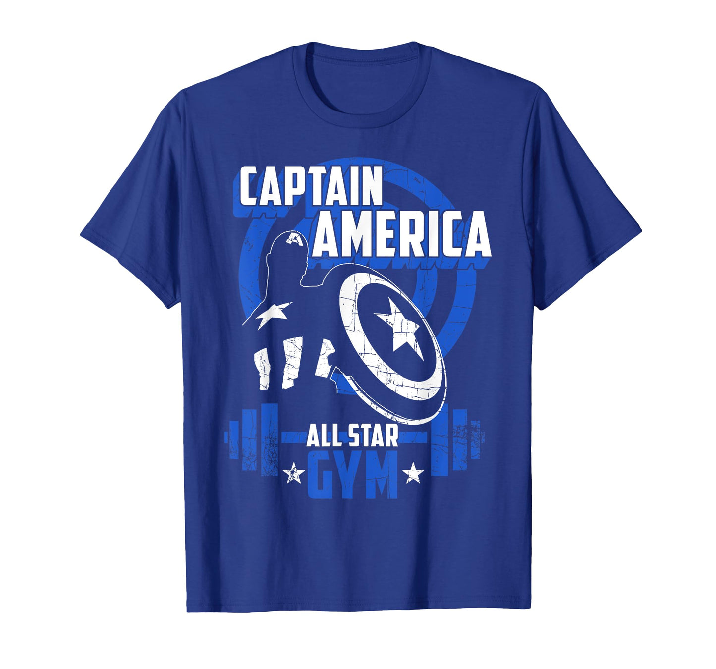 Captain America All-Star Gym Silhouette Hero T-Shirt T-Shirt
