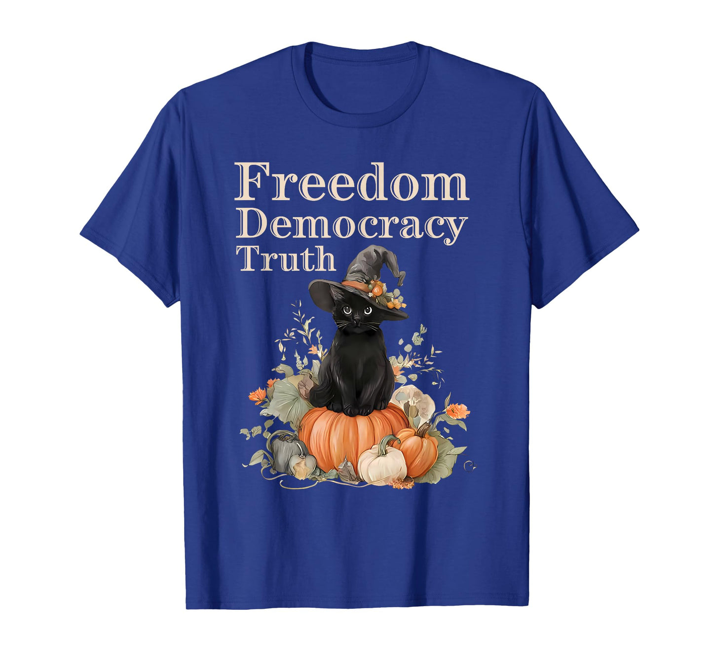 Subtle Resist Trump Freedom Democracy Truth Witch Halloween T-Shirt