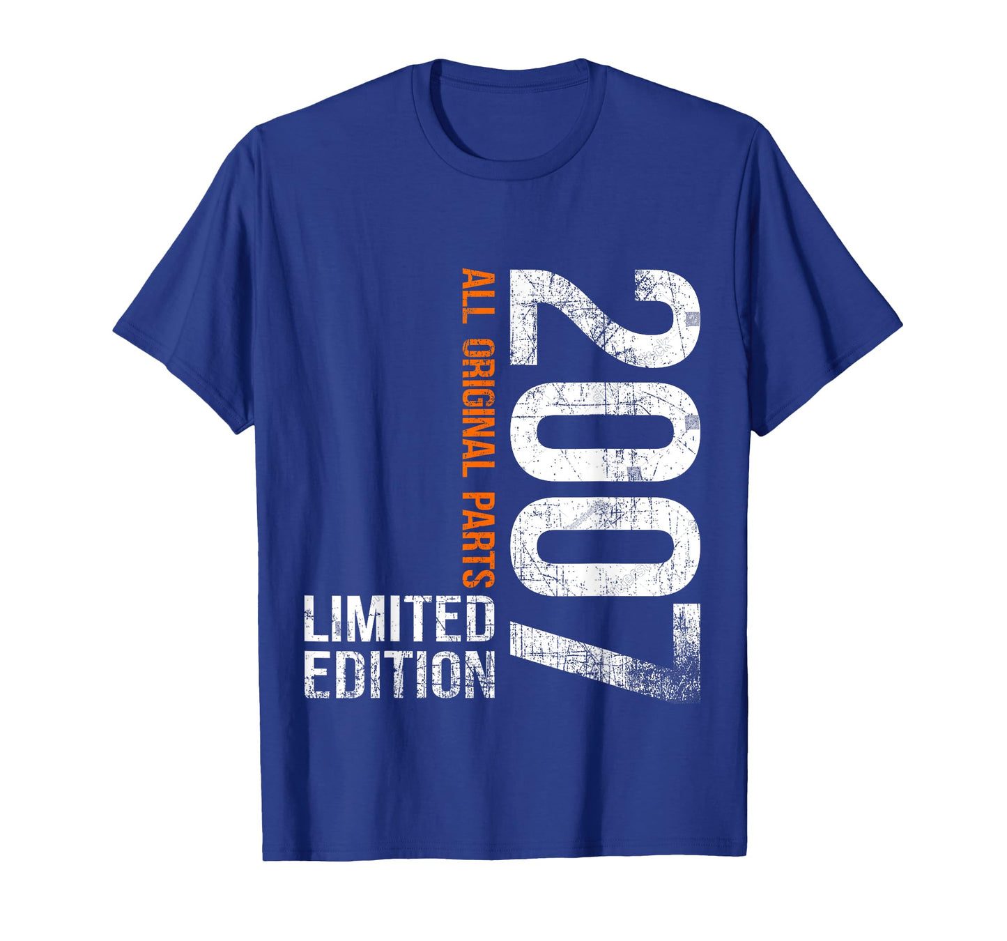 Vintage 2007 18th Birthday Gifts Boy Girl 18 Years Old T-Shirt