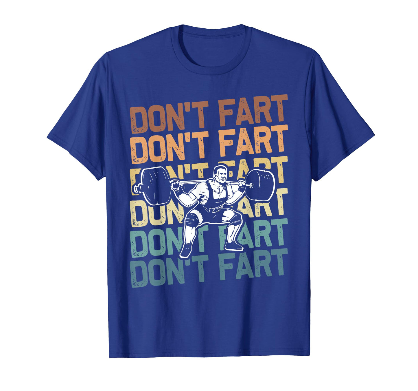 Funny Wieghtlifting Apparel for Men Women Don't Fart Lifting Weights Weightlifting Gym Fitness Workout T-Shirt, Small, Black