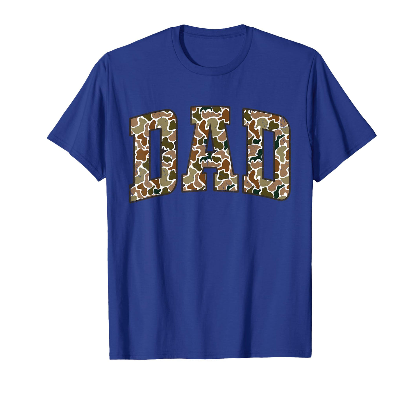 Retro Camo Duck Hunting Dad Old Camo Dad Father's Day Gift T-Shirt