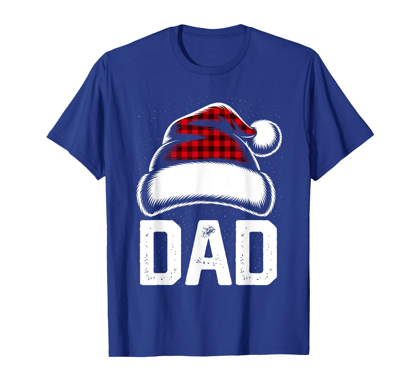 Dad Santa Red Plaid Christmas Family Matching Pajamas Xmas T-Shirt