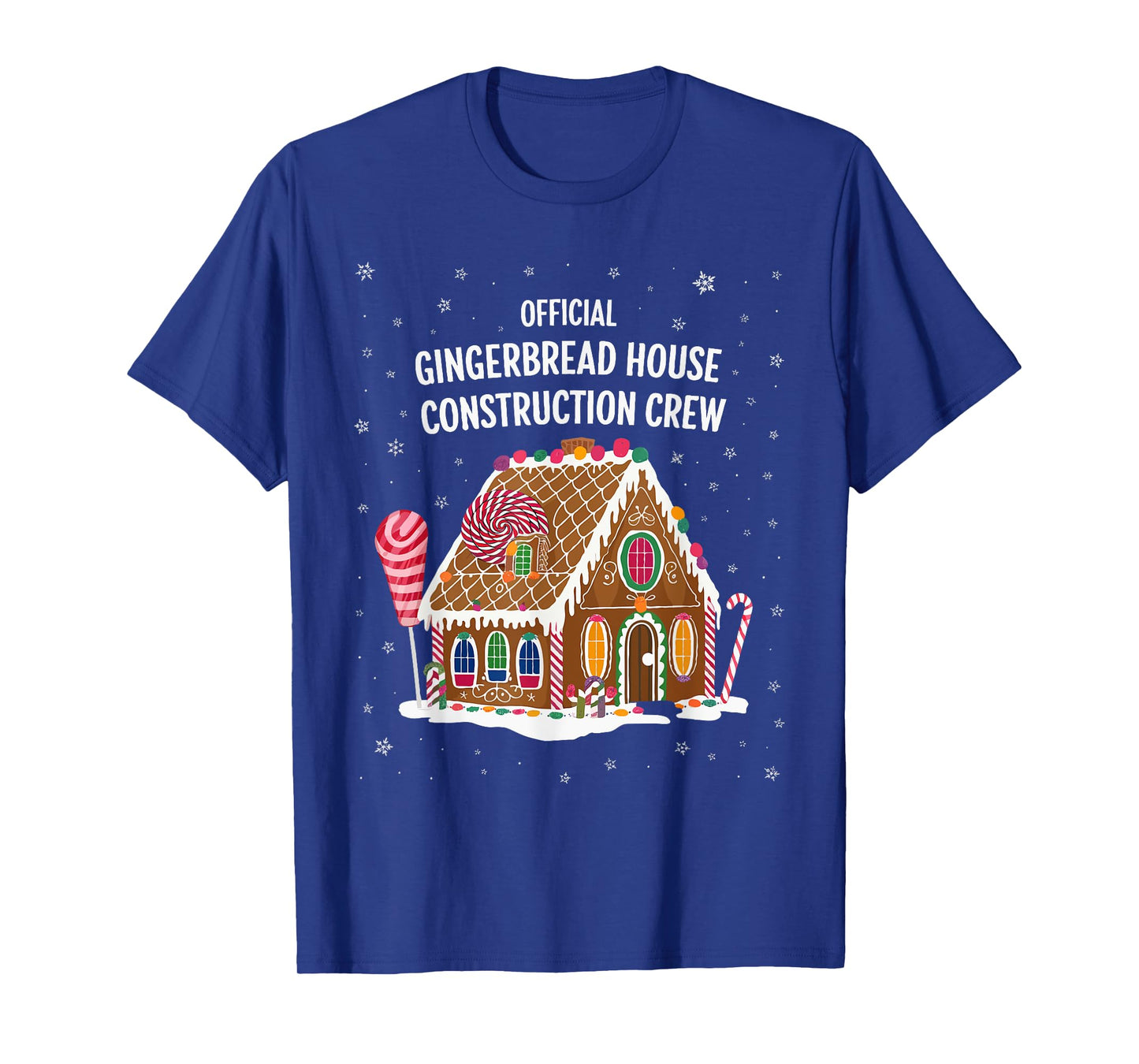 Gingerbread House Construction Crew Cookie Baking Christmas T-Shirt