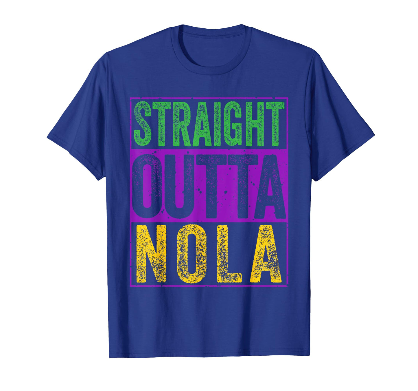 Straight Outta Nola Tee Funny New Orleans and Louisiana T-Shirt