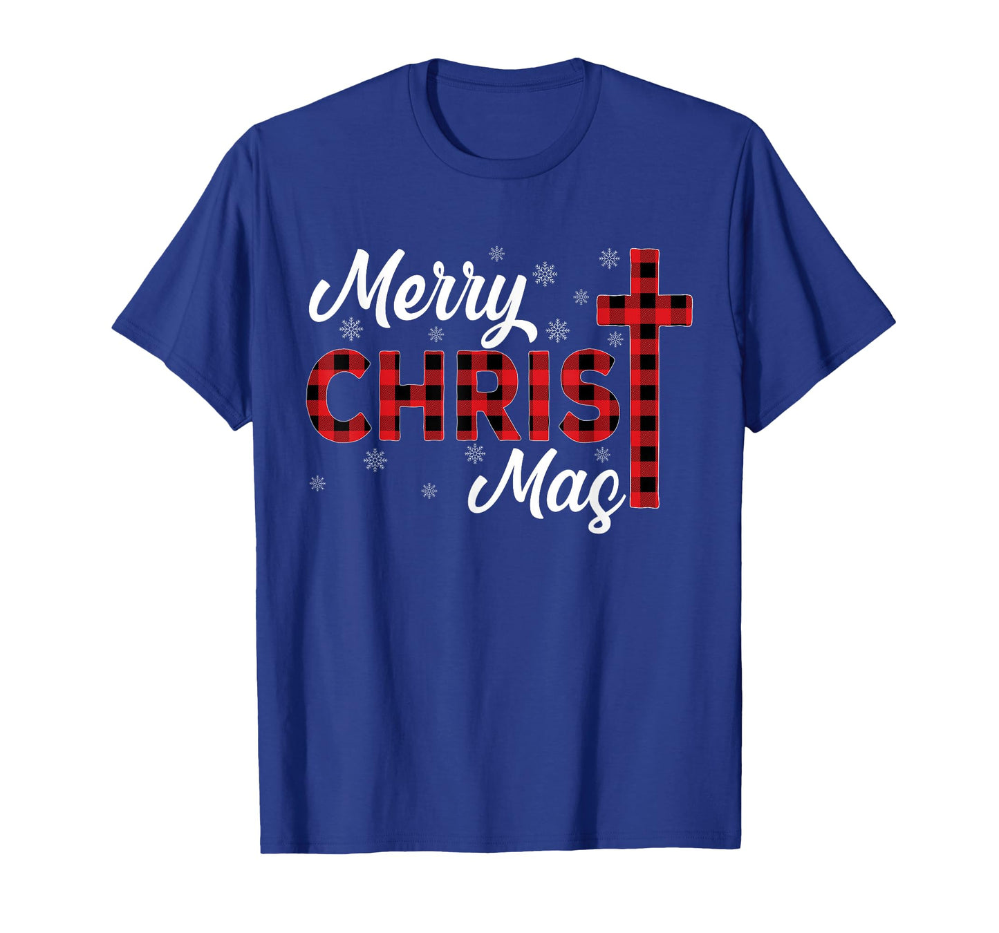 Xmas Pajamas Buffalo Plaid Matching Family Merry Christmas T-Shirt