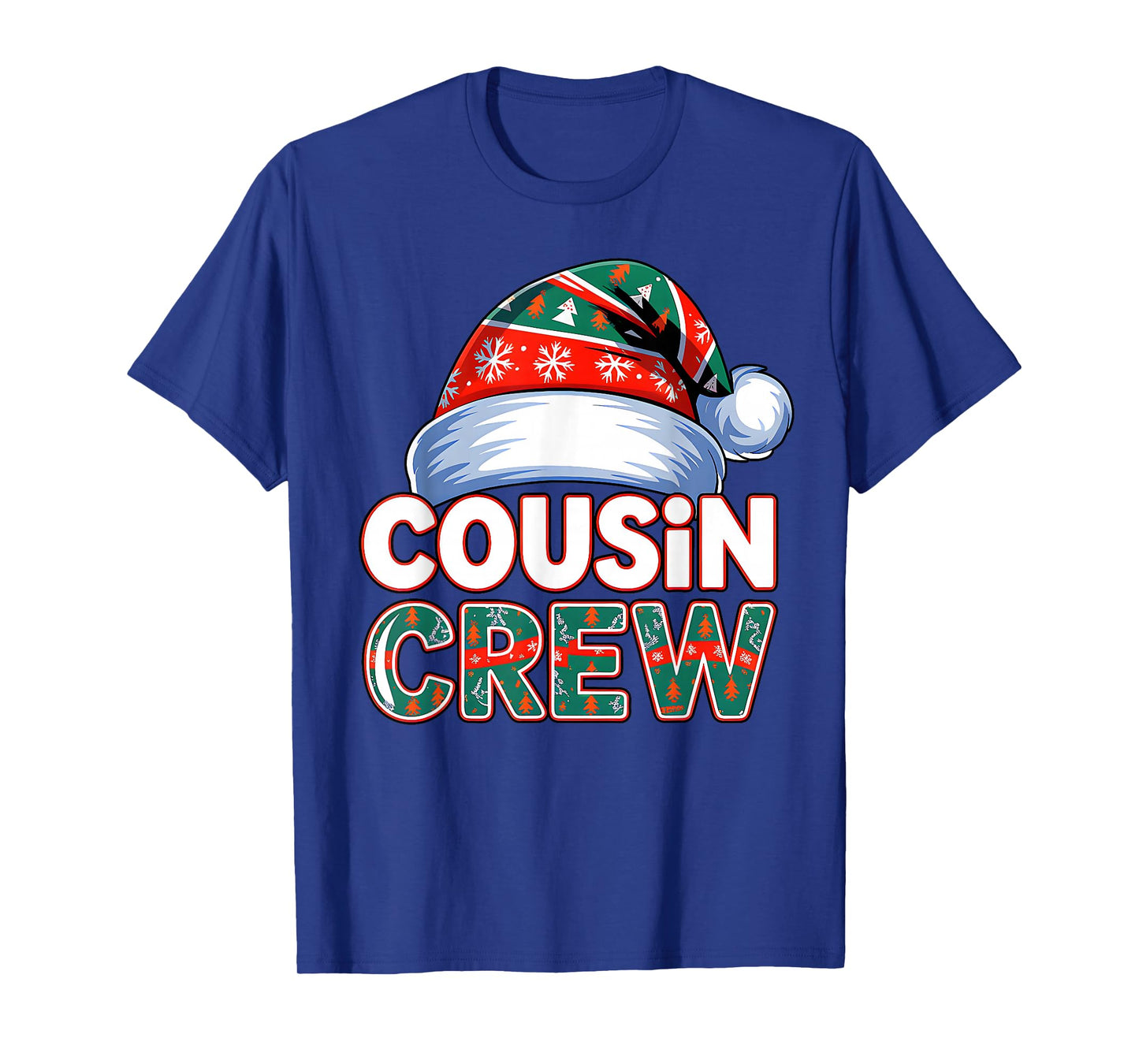 Christmas Cousin Crew Buffalo Red Plaid Family Xmas Pajamas T-Shirt