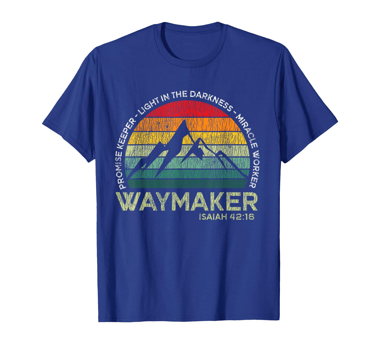 Vintage Waymaker Promise Keeper Miracle Worker Christian T-Shirt