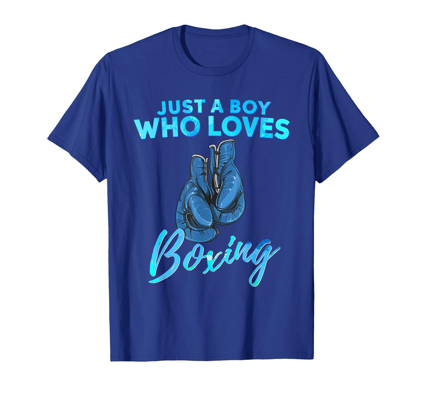 Just a Boy Who Loves Boxing Boxing Gift for Boys T-Shirt