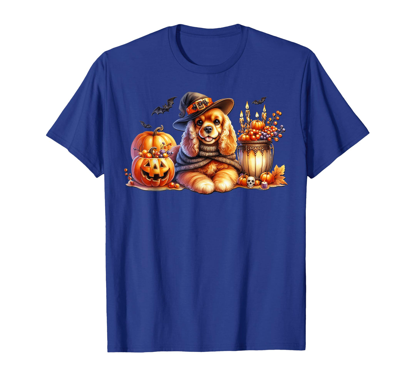 Cute Halloween Cavalier King Charles Spaniel for Witch Mom T-Shirt