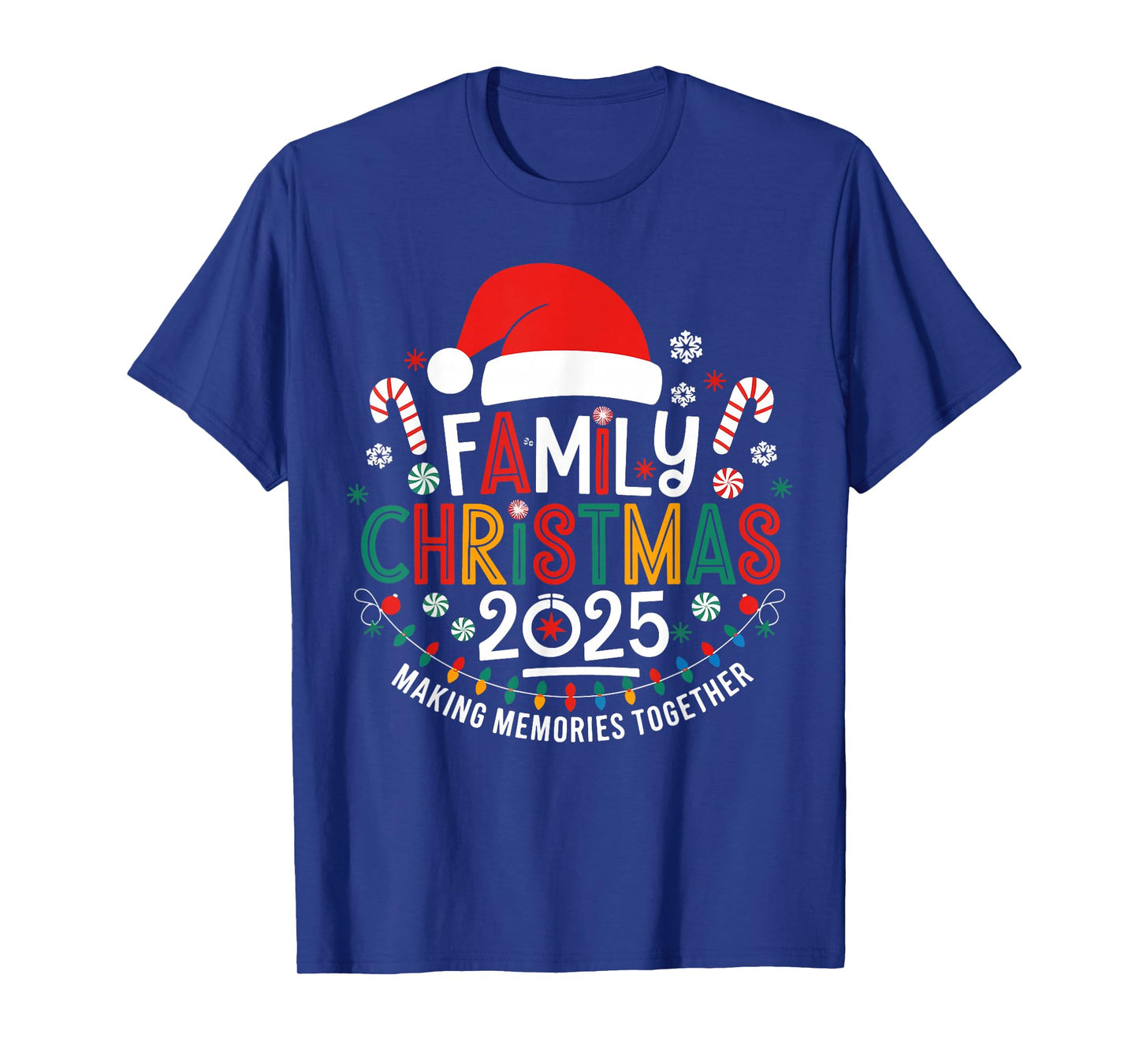 Family Christmas 2025 Matching Squad Xmas Men Women Kids T-Shirt