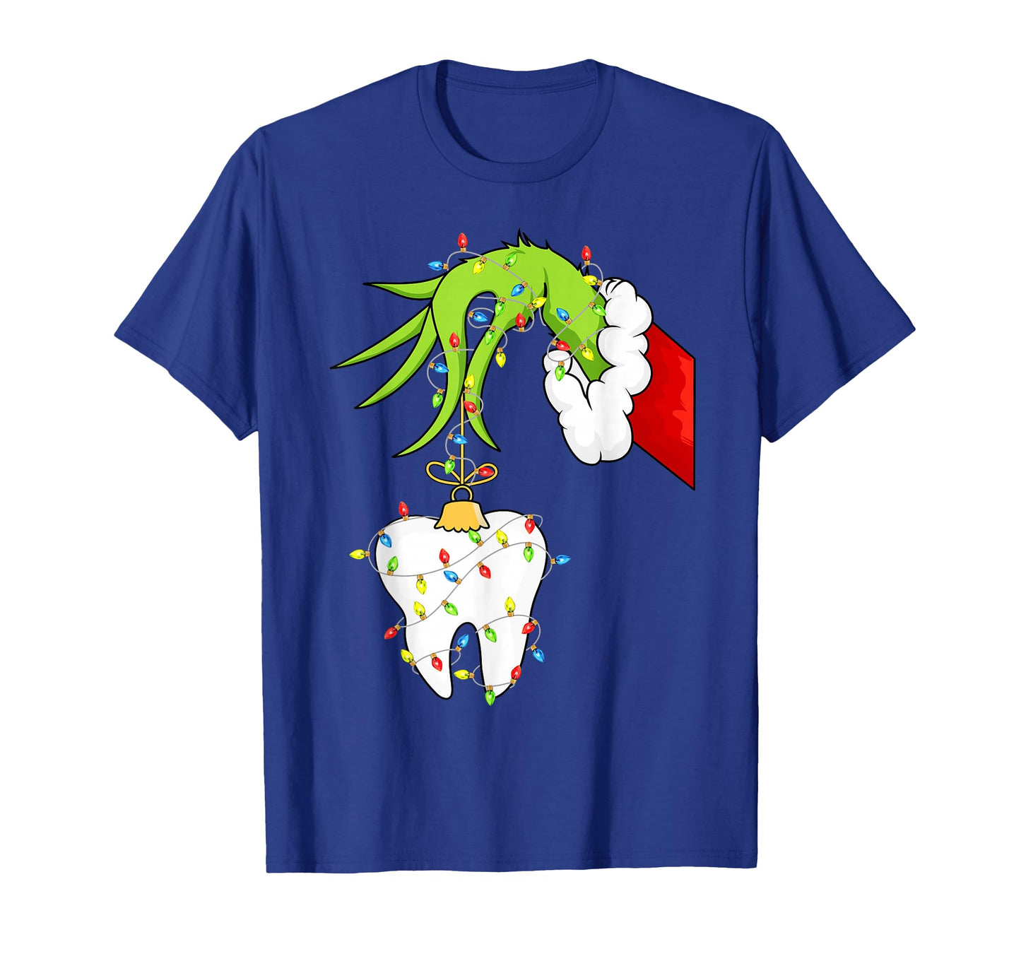 Tooth Dentist Dental Assistant Teeth Christmas Xmas Pajamas T-Shirt