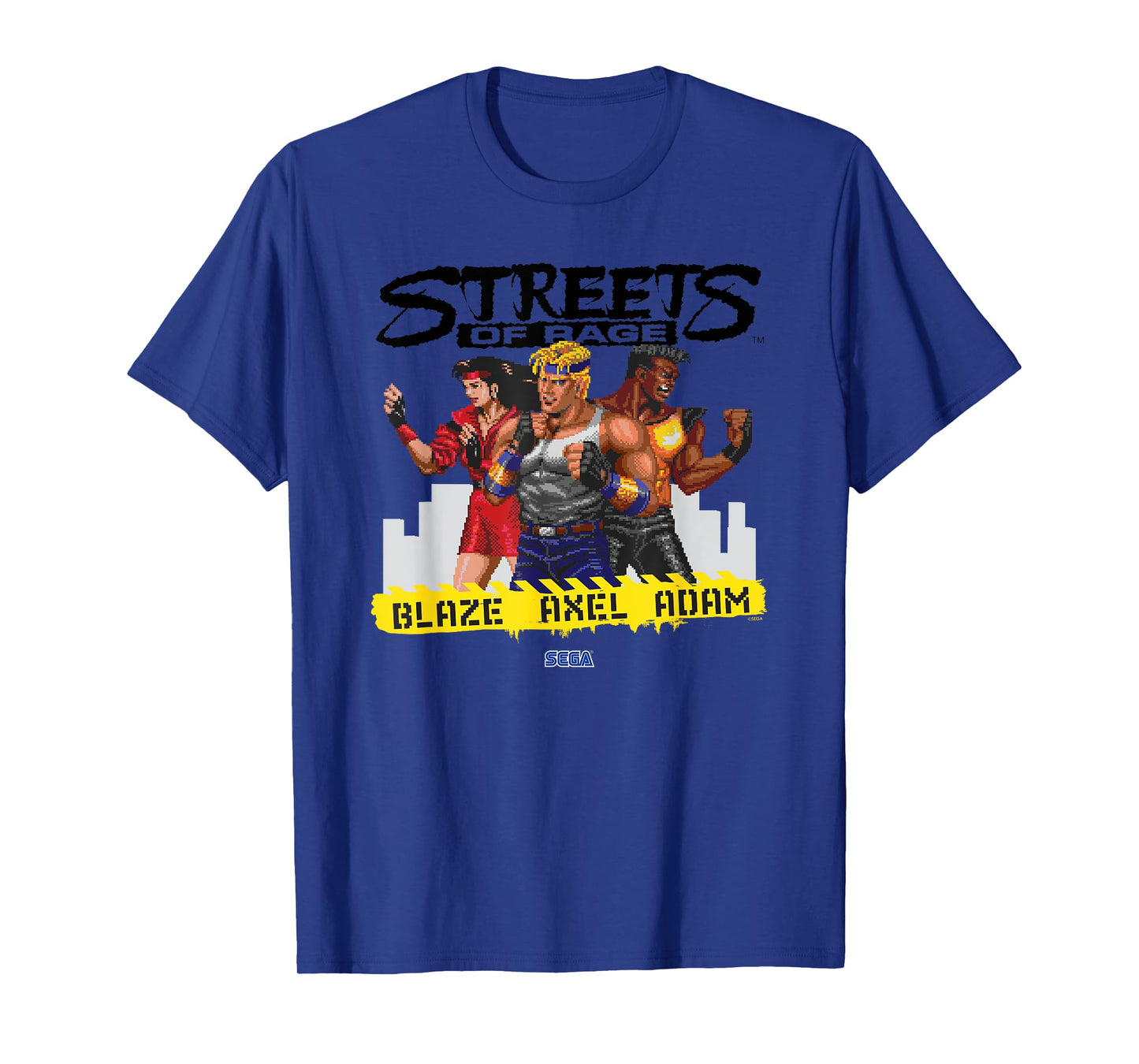 Streets of Rage "Blaze Axel Adam" SEGA Genesis video game T-Shirt