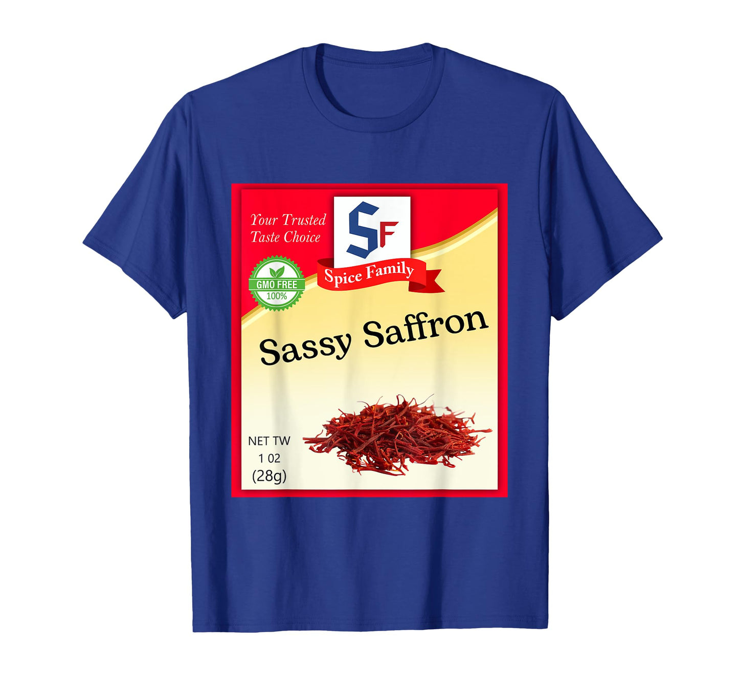 Sassy Saffron Condiment Costume Holiday Spice Costumes T-Shirt