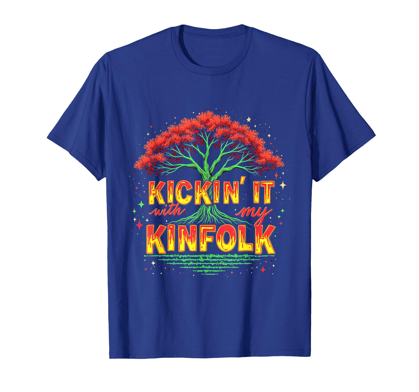 Kickin' It With My Kinfolk Funny Family Reunion Summer T-Shirt