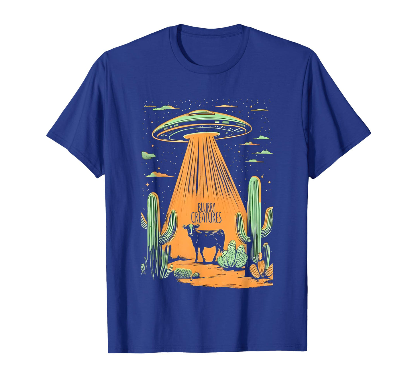 Blurry Creatures Beam Me Up Ufo T-Shirt