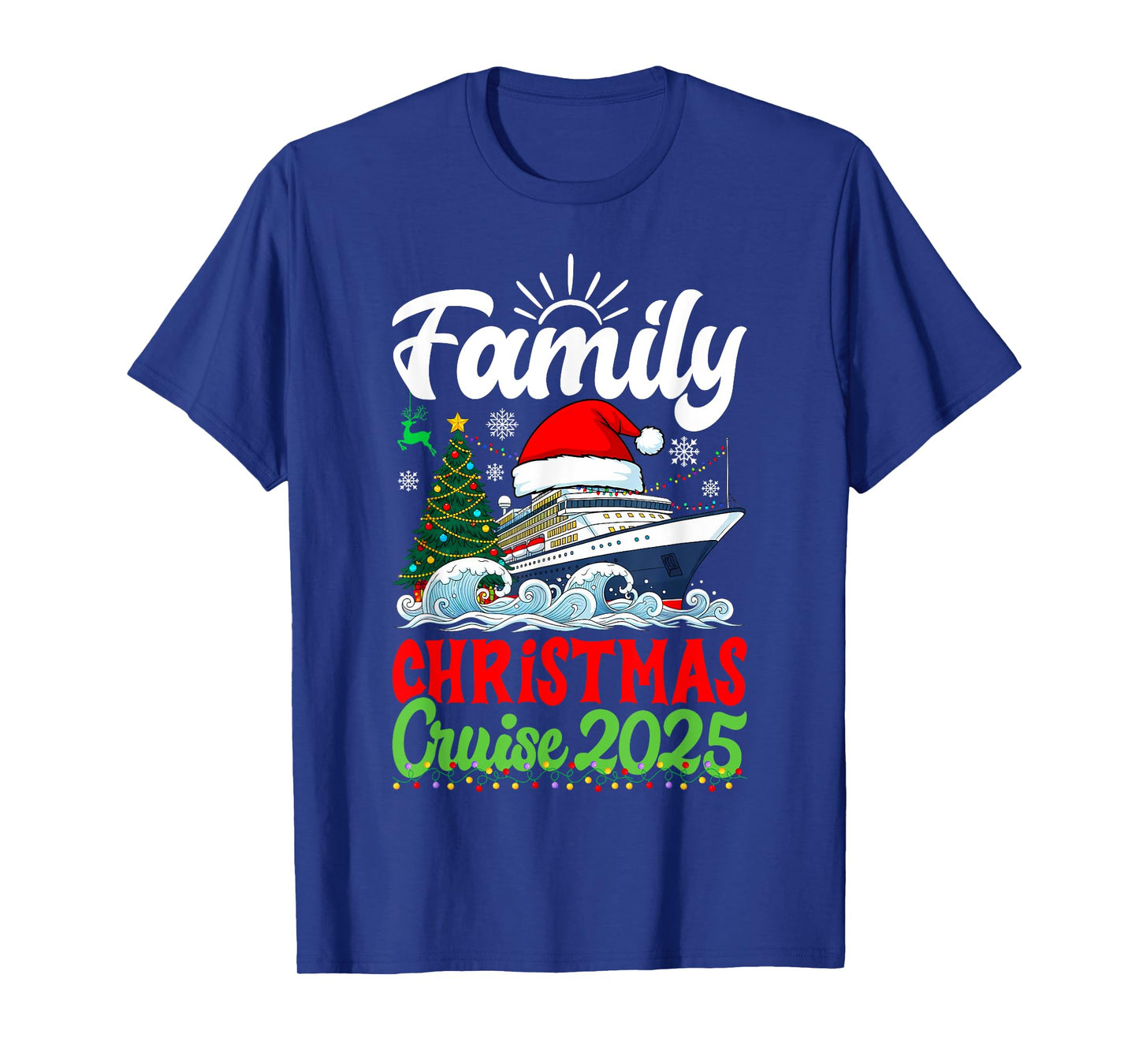 Family Christmas Cruise Holiday 2025 Matching Family Cruise T-Shirt