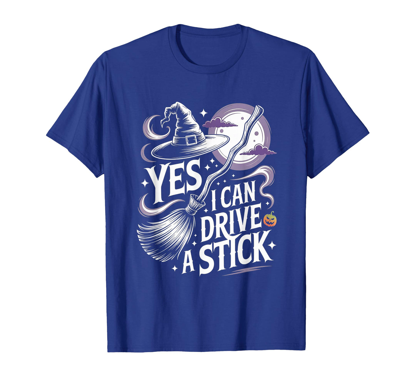 Funny Witch Broomstick Halloween Quote Graphic Design T-Shirt