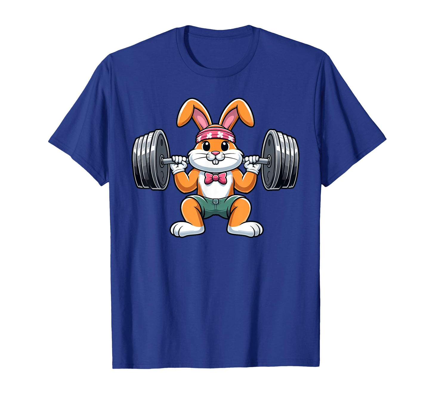 Weightlifing Funny Fitness Workout Gym Bunny Easter Day T-Shirt
