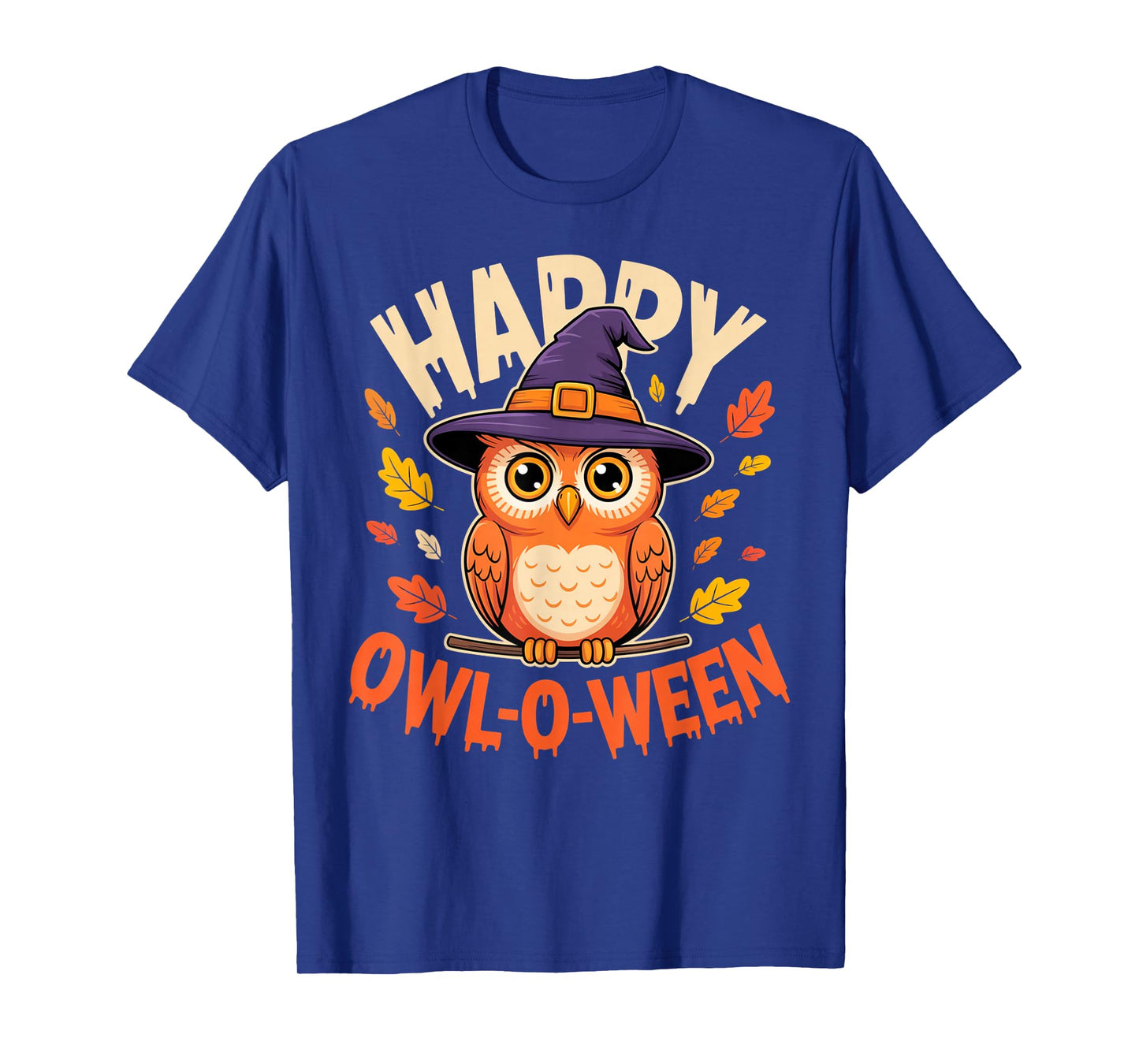 Happy Owl-O-Ween Cute Owl Lover Halloween Squad Costume T-Shirt