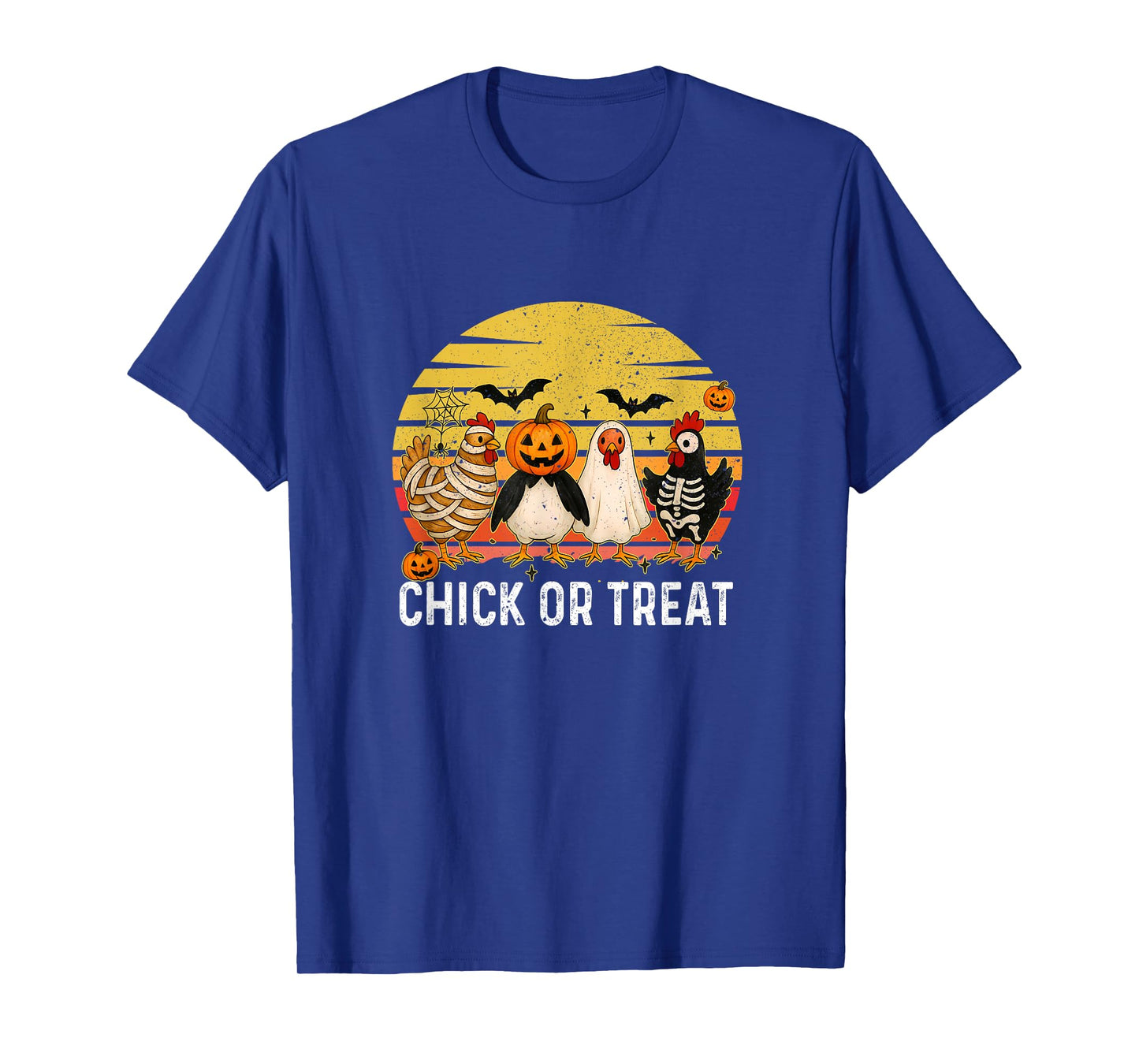 Chick Or Treat Halloween Witch Spooky Chicken Farmer T-Shirt