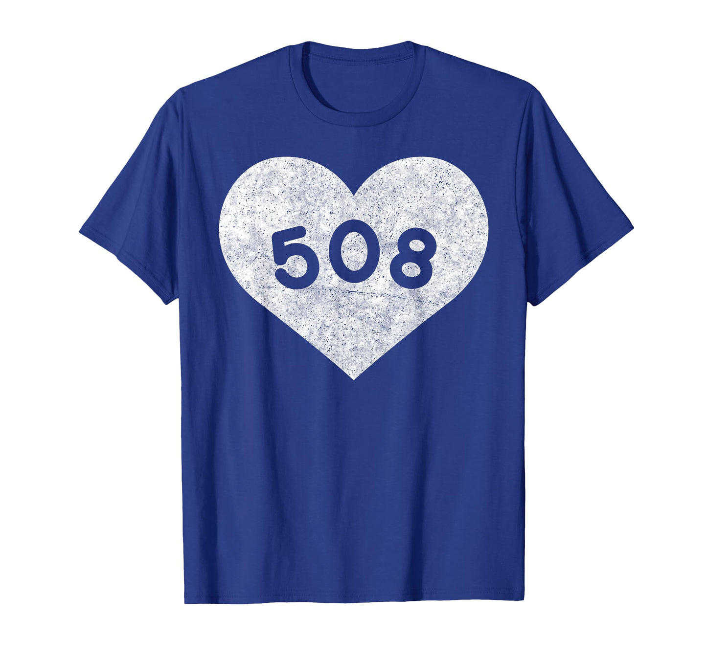 Massachusetts Area Code 508 Heart Shirt State Gift T-Shirt