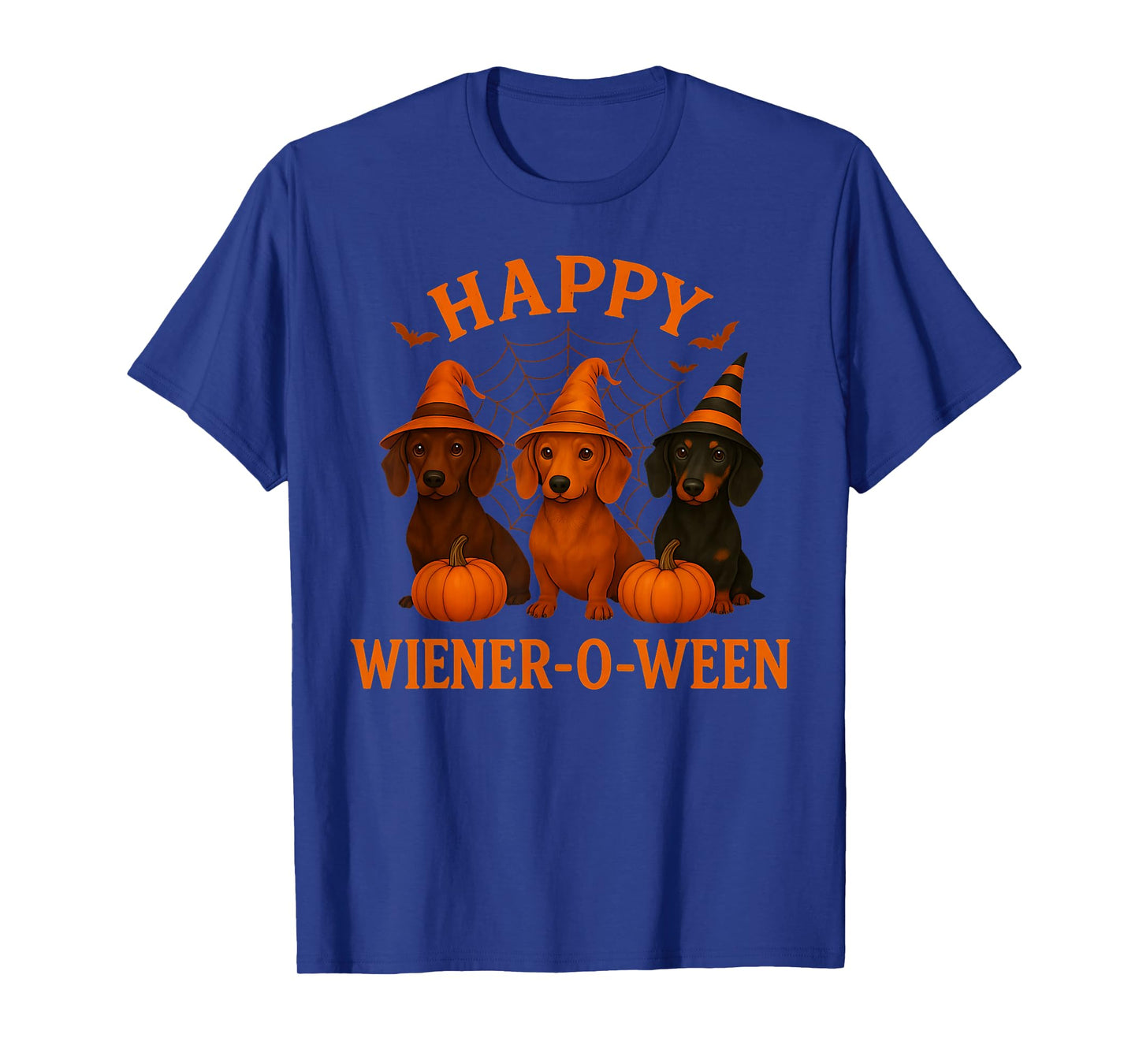 Happy Dachshund-O-Ween Wiener Dog Pumpkin Halloween T-Shirt