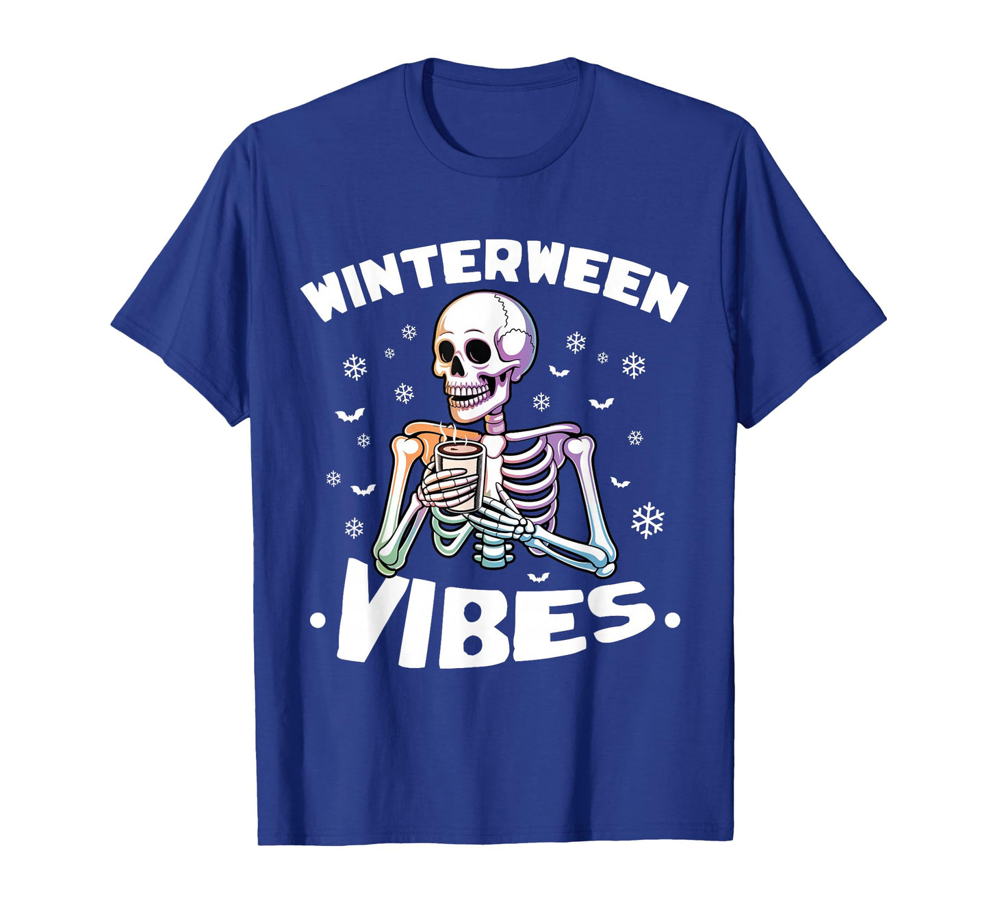 Winterween Christmas Skeleton Winter Halloween T-Shirt