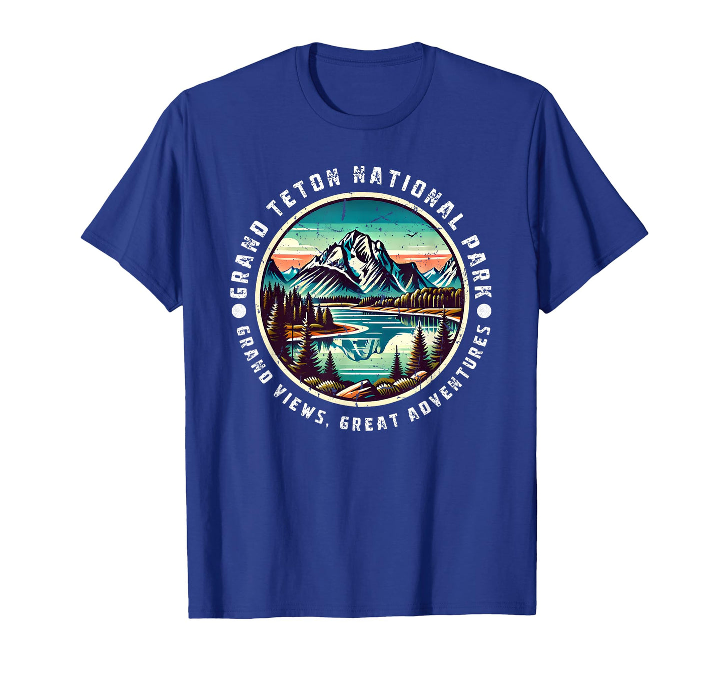 Grand Teton National Park Grand Views Vintage Design T-Shirt