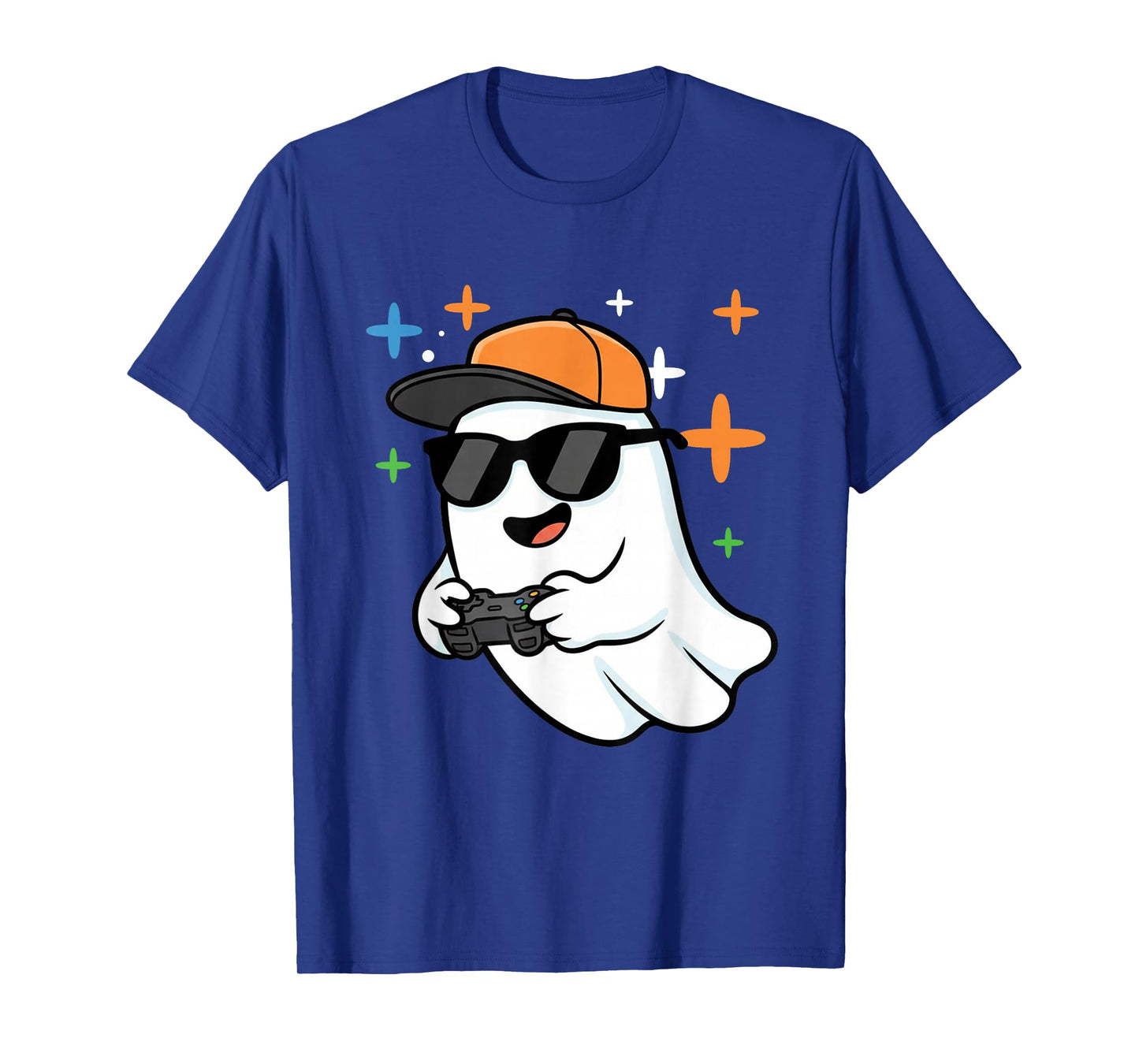 Halloween Boys Kids Ghost Gamer Scary Costume Gaming Men T-Shirt