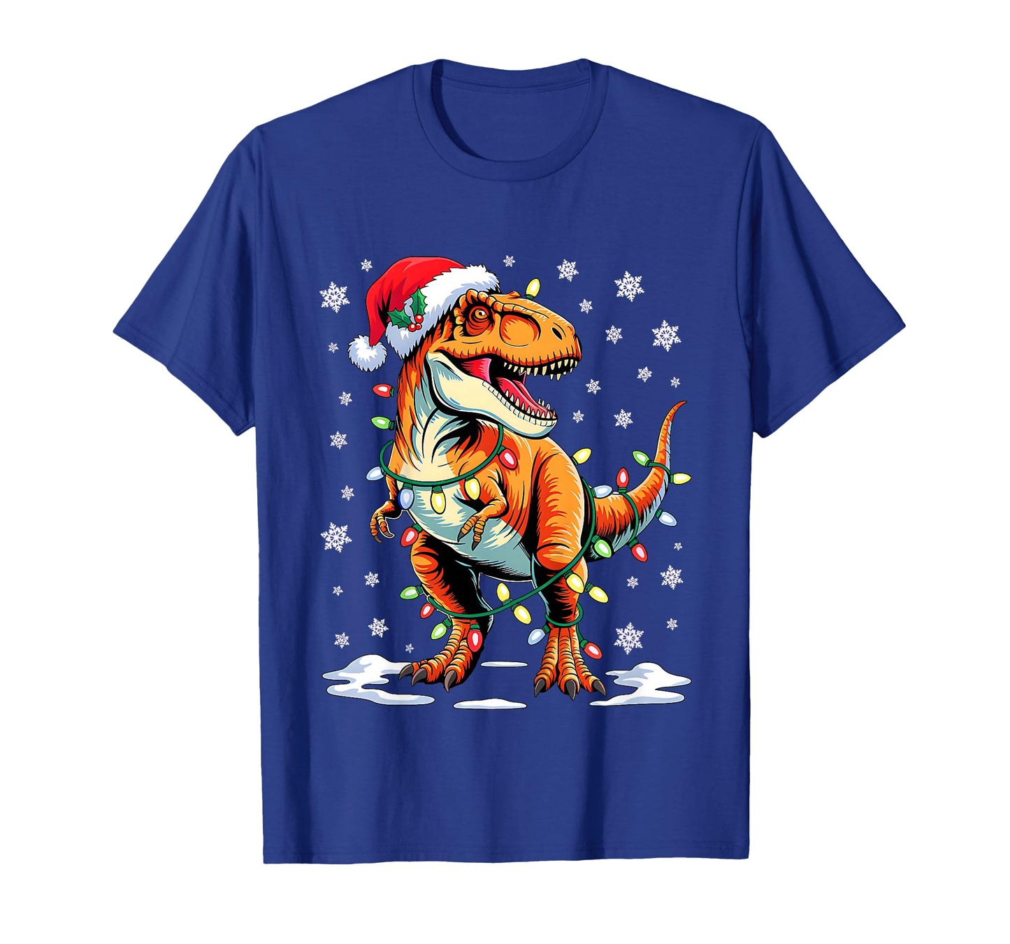 Kids Dinosaur T rex Tree Christmas Funny Xmas Dino Boys Kids T-Shirt