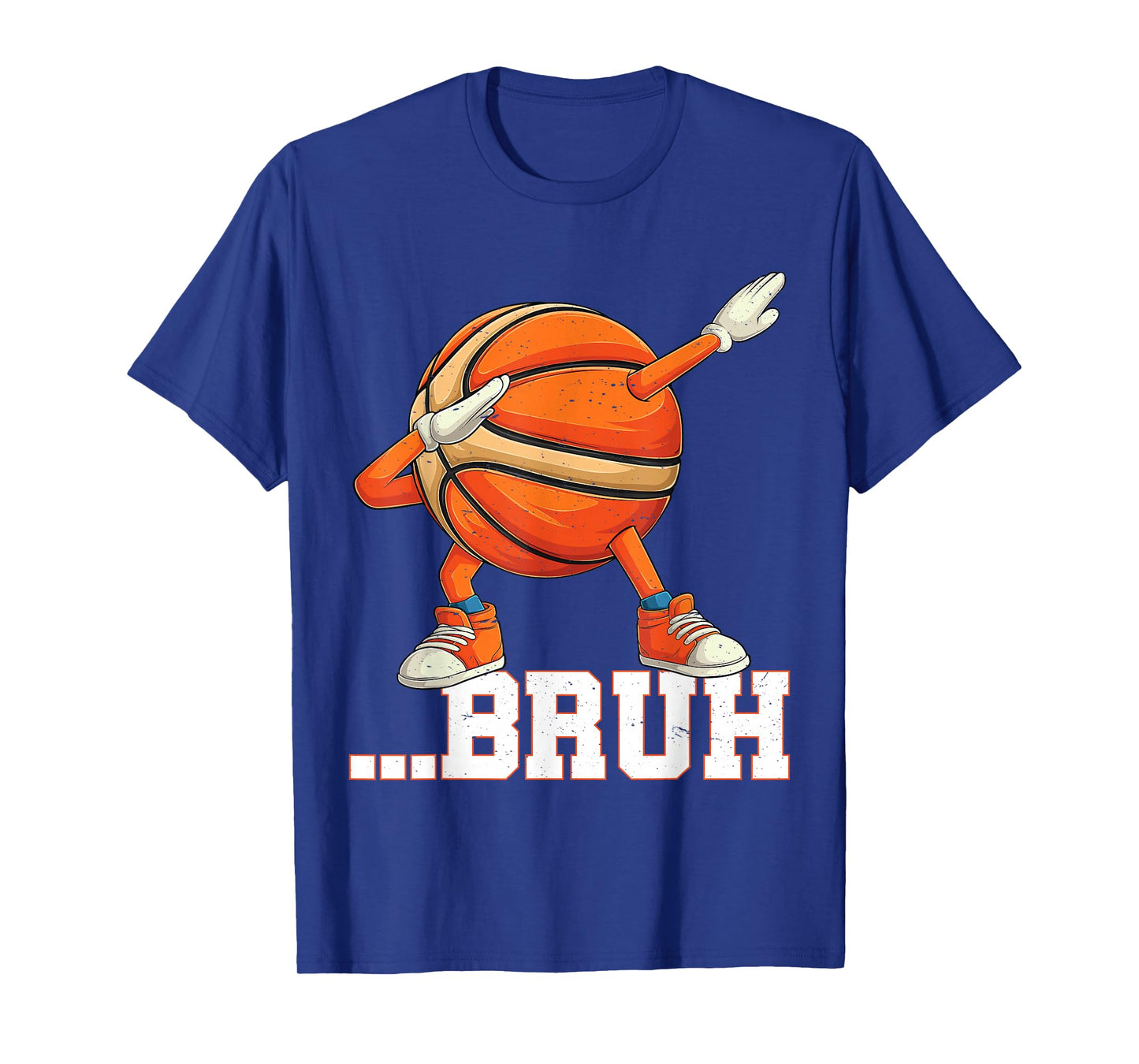 Dabbing Basketball Ball Bruh Funny Boys Sports Player T-Shirt
