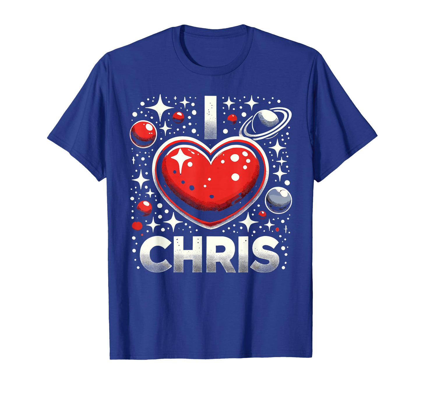 I Love Chris Red Heart I Heart Chris T-Shirt