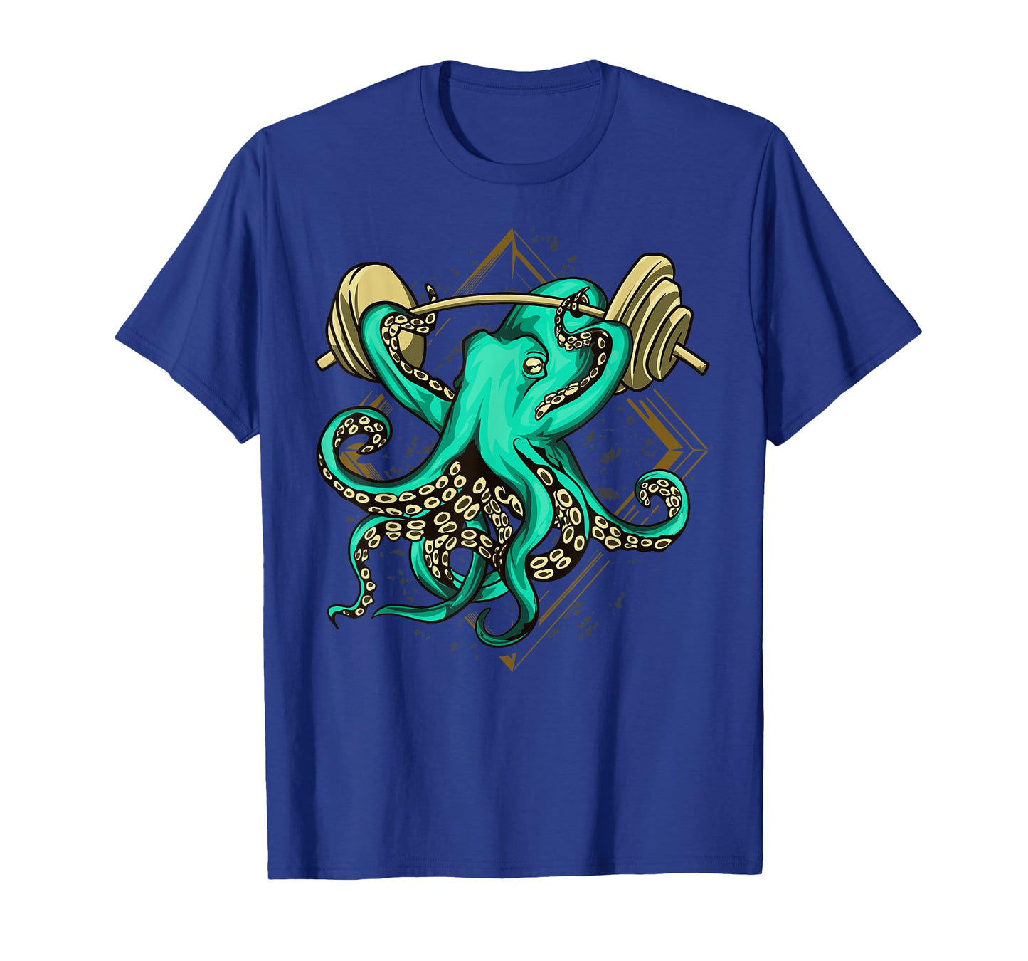 Octopus Weight Lifting Barbells Workout Fitness Bodybuilder T-Shirt
