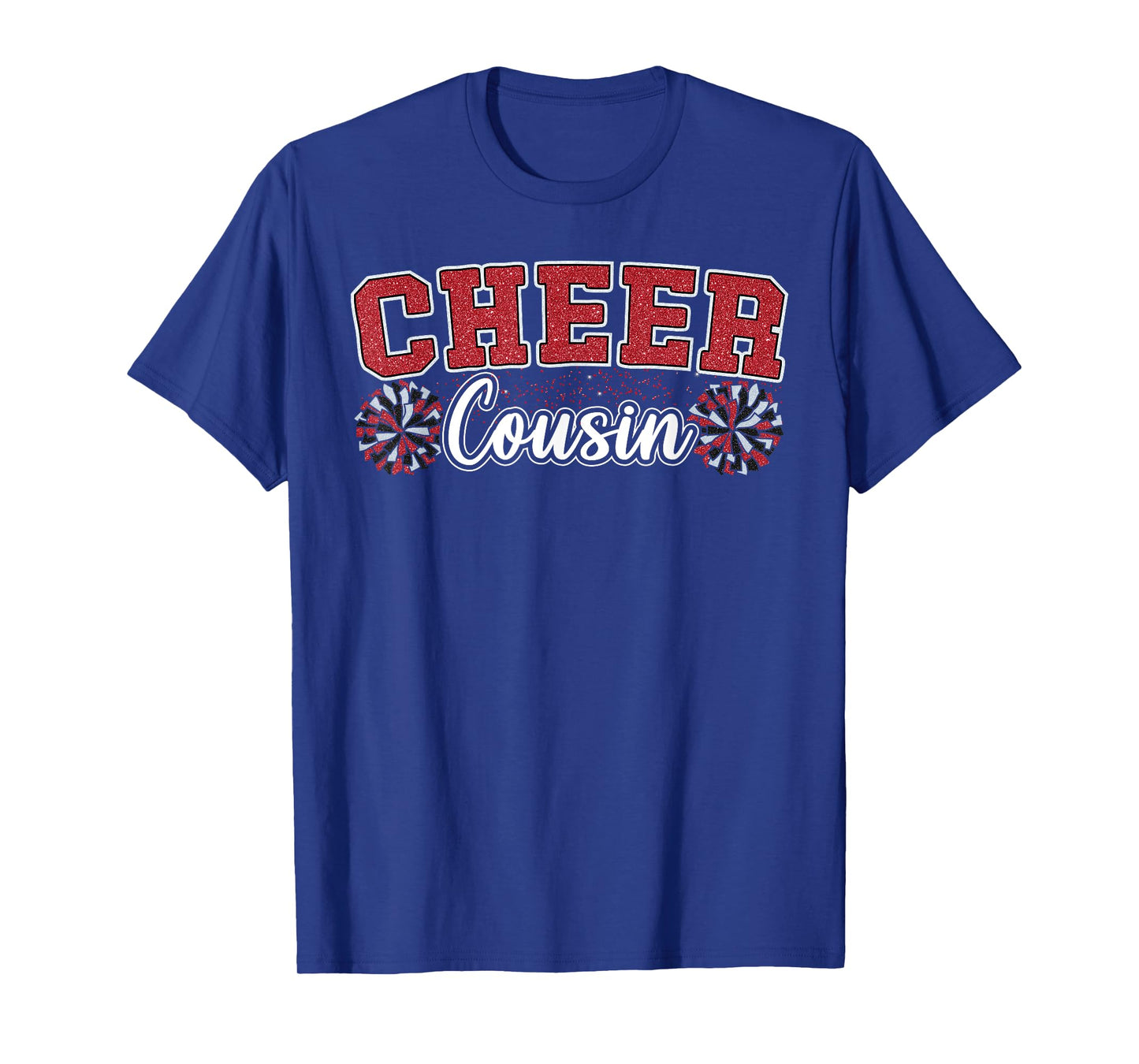 Red Cheer Cousin My Favorite Cheerleader Calls Me Cousin T-Shirt