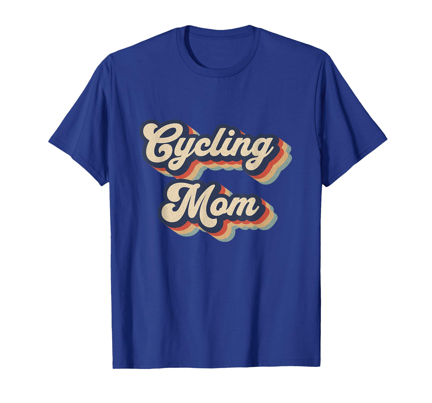Cycling Mom Bicycle Riding Cyclist Womens T-Shirt