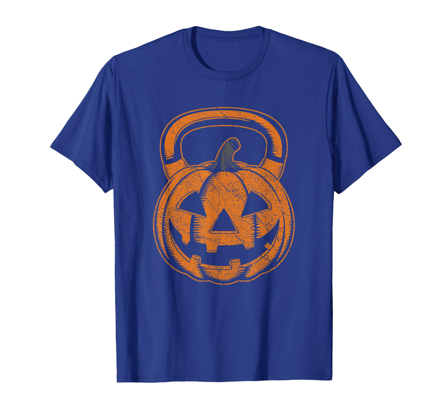 Halloween Kettlebell Pumpkin Easy Gym Workout Costume T-Shirt