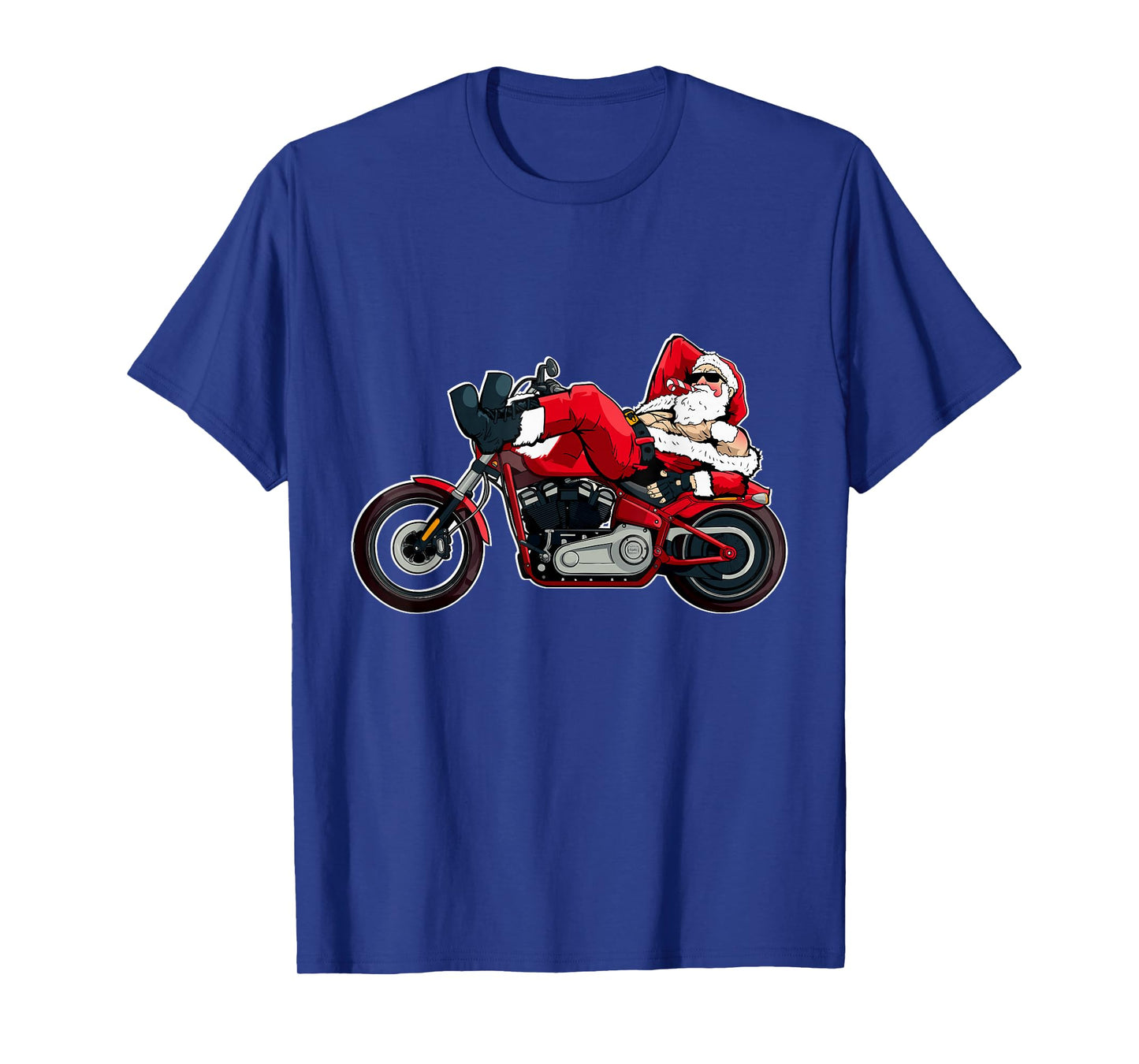 Amazing Motorcycle in Xmas Style for Naughty Santa Lovers T-Shirt