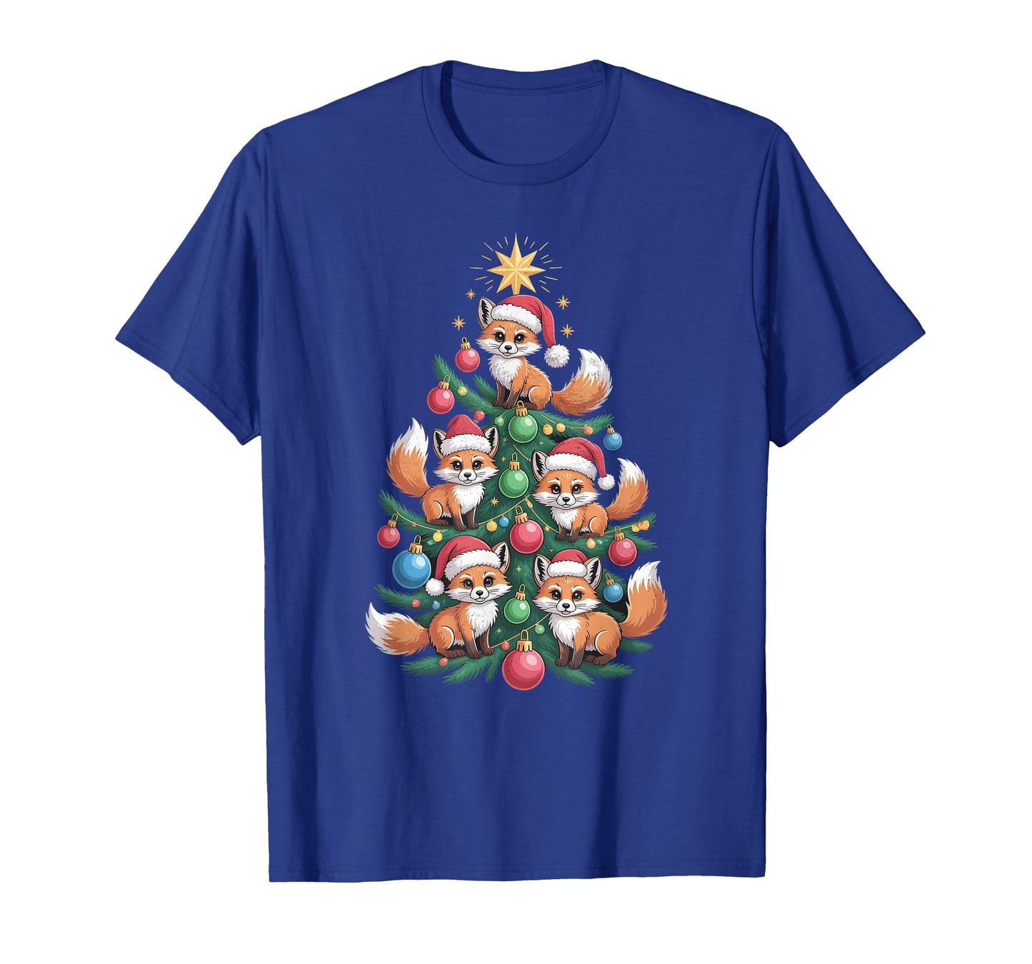 Fox Christmas Tree T-Shirt