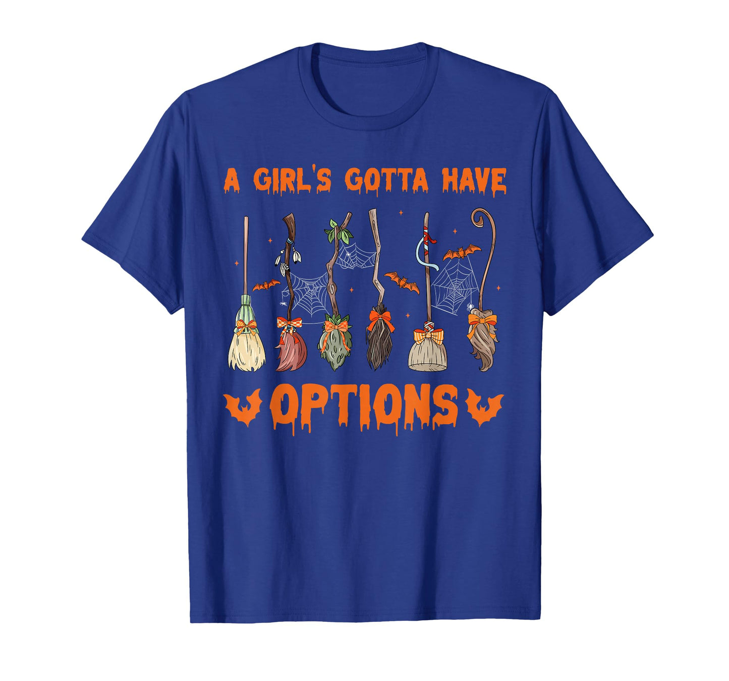 Retro A Girl’s Gotta Have Options Spooky Witches Halloween T-Shirt