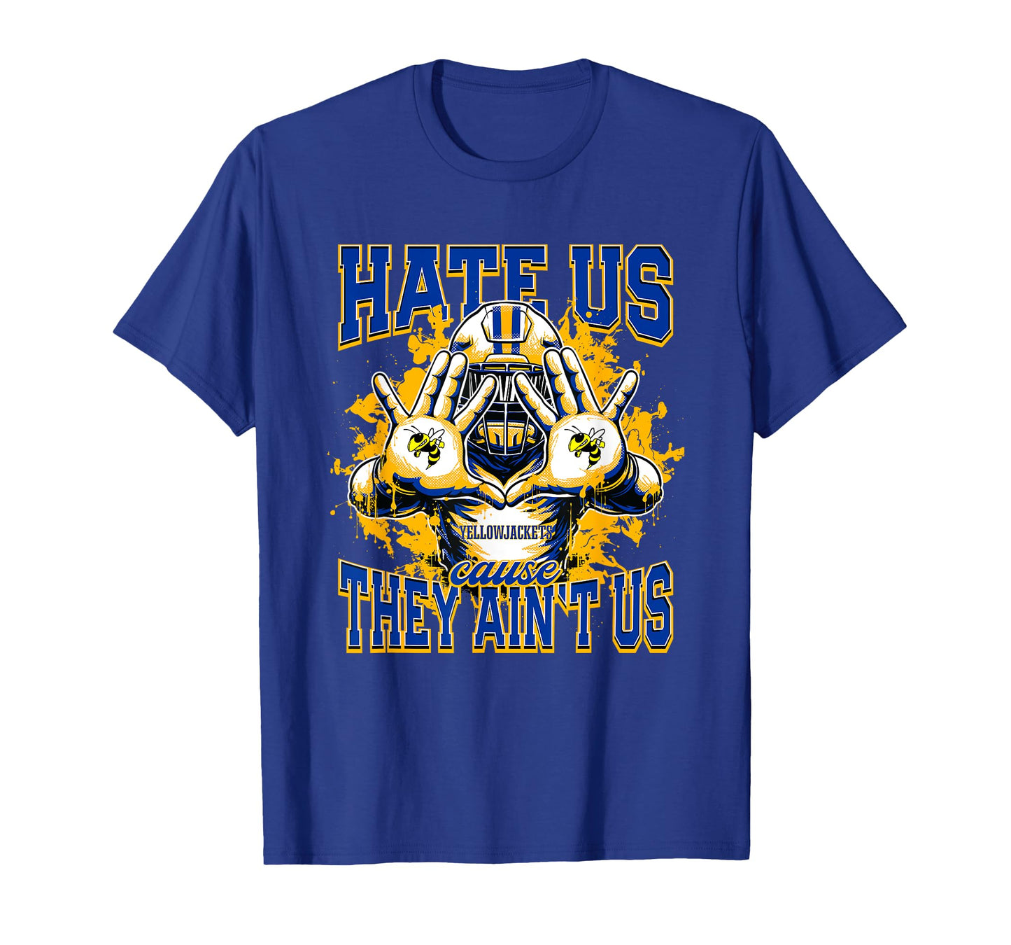 Kingston Yellowjackets Logo Hate Us Cause They Ain't HS T-Shirt