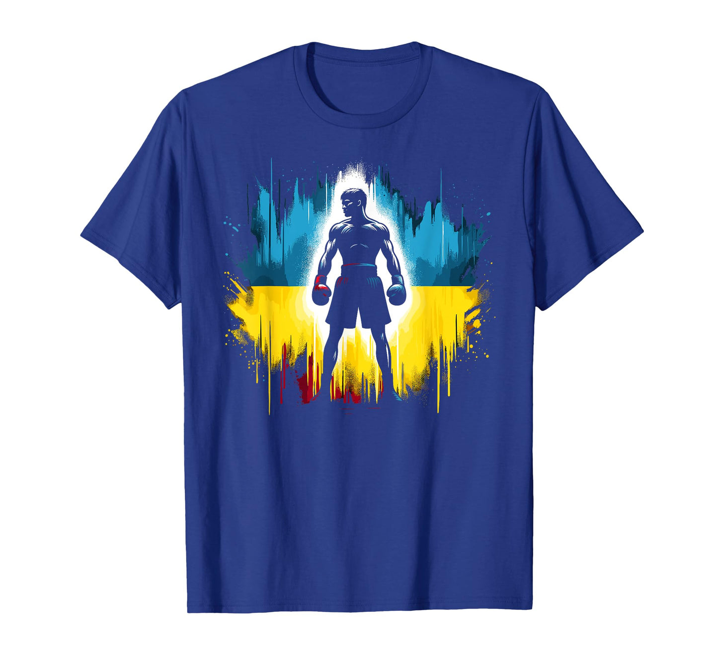 Ukrainian Boxer Patriotic Boxing Fighter Ukraine T-Shirt