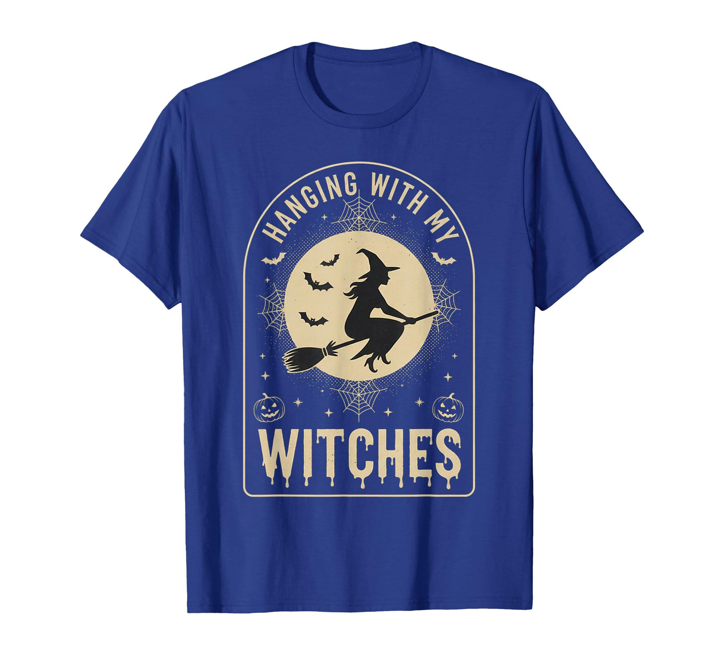 Halloween Hanging with My Witches Funny Tarot Friend Lover T-Shirt