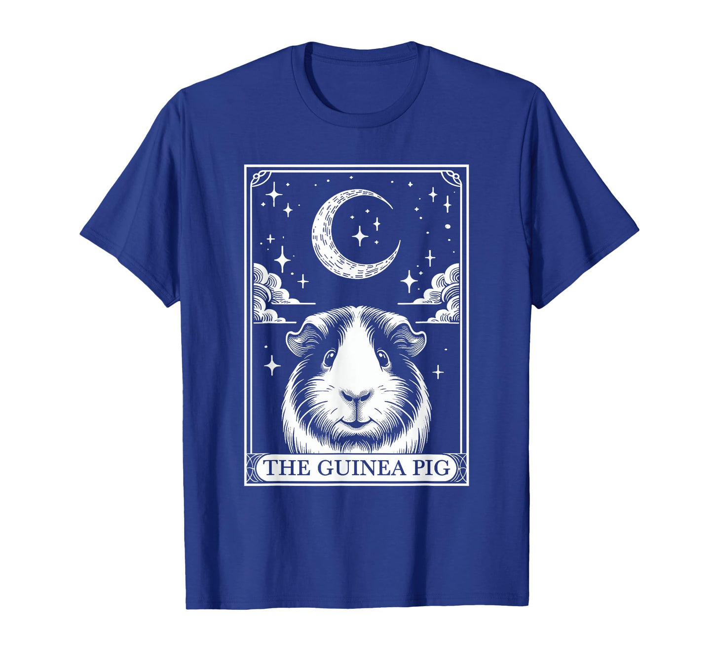 Tarot Card Vintage Crescent Moon Guinea Pig Mom Pet Lovers T-Shirt