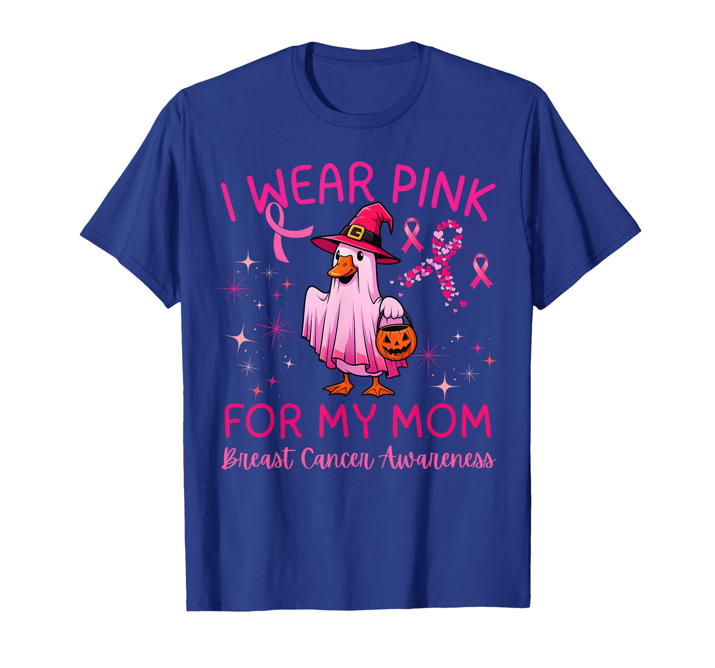I Wear Pink for My Mom Breast Cancer Awareness tee Kid Women T-Shirt