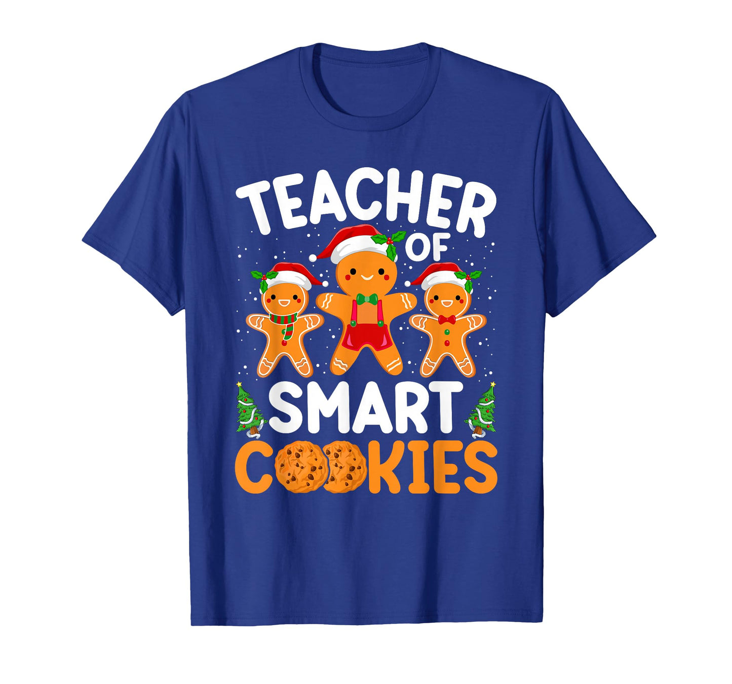 Christmas Teacher of Smart Cookies Funny Gingerbread T-Shirt